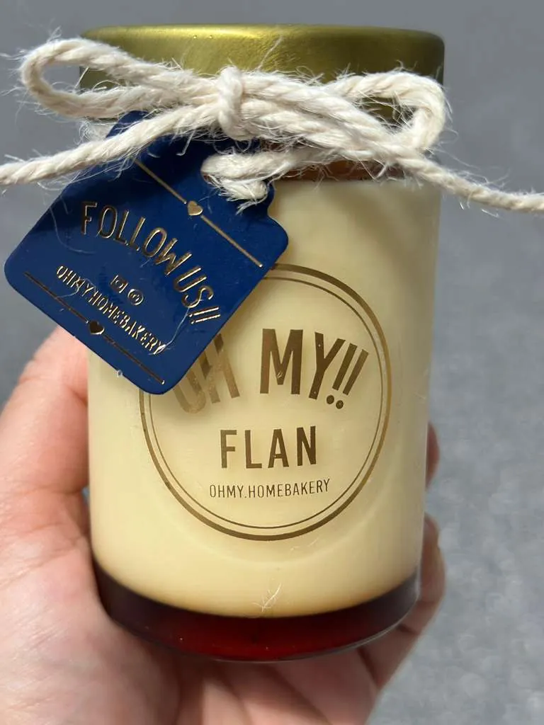 Oh My Flan front view